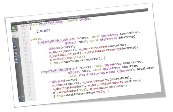 PropertyBinder class in Qt